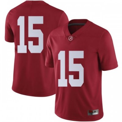 Men's Alabama Crimson Tide #15 Xavier McKinney Crimson Limited NCAA College Football Jersey 2403IAOC6